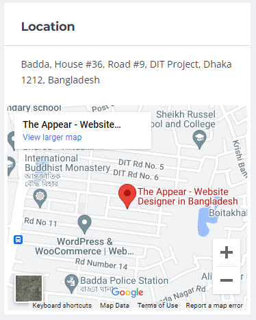 search location at Dhaka office